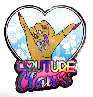 Couture Claws Logo Stickers